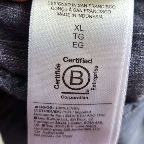 Athleta Women's Blue Pull On  Pants Size XL - Picture 6 of 7